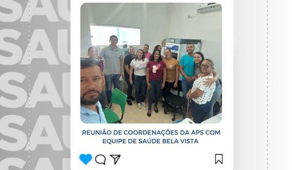 Imagens da Nesta manhã (24) foram realizadas reunões de alinhamento de ações com as coordenações e as equipes de saúde do PSF Bela Vista e do posto satélite da Cachoeira.