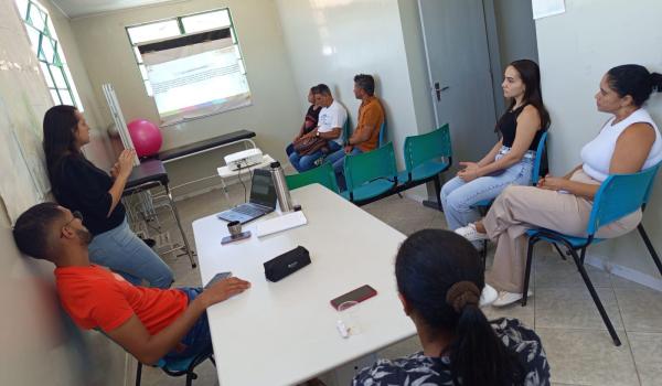 Imagens da Na última terça (30) foi realizada reunião de alinhamento da coordenação da APS com equipe do PSF Lagoa do Dionísio.