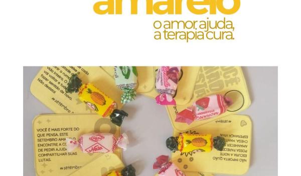Imagens da Nesta manhã (18) foi realizada palestra sobre setembro amarelo e preservação da vida no centro integrado à saúde . 