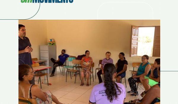 Imagens da Nesta terça (23) foi realizada Ação com palestra com o enfermeiro Herbert Públio na comunidade de Lagoa de Baixo