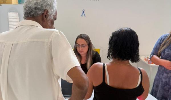 Imagens da Na dia 17/03, ocorreu atendimento oftalmológico no PSF Sede com a Clínica Adrivania Cunha.