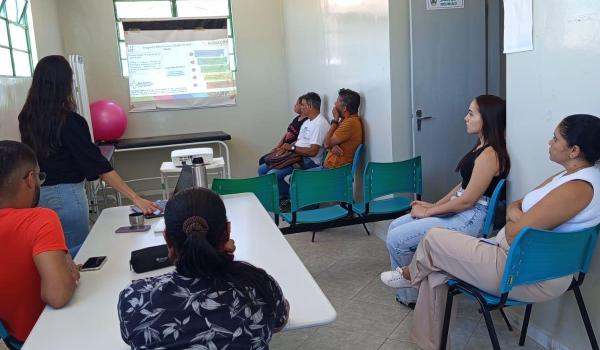 Imagens da Na última terça (30) foi realizada reunião de alinhamento da coordenação da APS com equipe do PSF Lagoa do Dionísio.