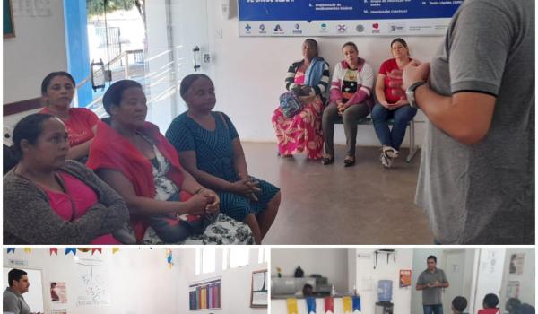 Imagens da Nesta quarta (09) foi realizada sala de espera no PSF SEDE 2 pelo enfermeiro Herbert Públio