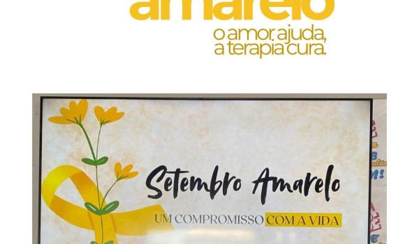 Nesta segunda (22) foi realizada ação voltada para o setembro amarelo promovida pela ação intersetorial da secretaria de saúde, secretaria de educação e secretaria de ação social e CREAS na escola Estadual Lagoa do Dionísio. Imagens da Nesta segunda (22) foi realizada ação voltada para o setembro amarelo promovida pela ação intersetorial da secretaria de saúde, secretaria de educação e secretaria de ação social e CREAS na escola Estadual Lagoa do Dionísio.