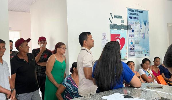 Imagens da No dia 26/03 foi realizada uma ação educativa no povoado de Cachoeira.
