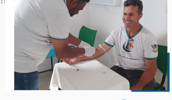 A Prefeitura Municipal de Ibitiara por intermédio da Secretaria Municipal de Saúde realizou na manhã desta terça - feira (14) avaliação clínica e coleta de material laboratorial de sorologia para Dengue, Zika e Chikungunya no PSF MOCAMBO