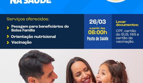ACOMPANHAMENTO DOS BENIFICIÁRIOS DO  BOLSA FAMÍLIA NA SAÚDE.