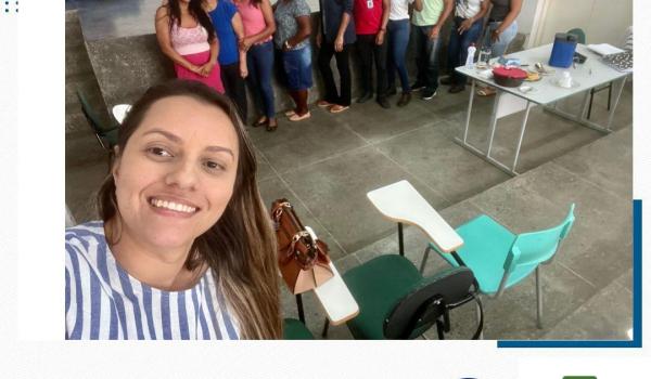 Nesta quarta (10) ocorreu encontro presencial do curso saúde com agente do município de Ibitiara.