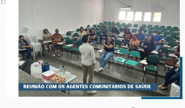 Nesta segunda (05) ocorreu reunião da equipe da Secretaria Municipal de Saúde com os agentes comunitários de saúde. Nesta segunda (05) ocorreu reunião da equipe da Secretaria Municipal de Saúde com os agentes comunitários de saúde.