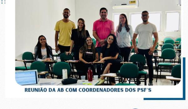 Nesta terça (08) ocorreu reunião da atenção básica com as coordenações dos PSF’s de Ibitiara. Nesta terça (08) ocorreu reunião da atenção básica com as coordenações dos PSF’s de Ibitiara.