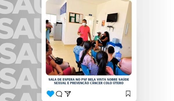 Neste mês de junho foi realizada sala de espera no...