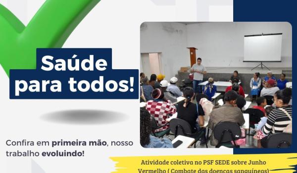 No dia 18 de junho foi realizada atividade coletiva no...