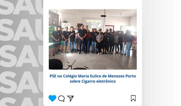 No dia 25 foi realizada palestra com enfermeiro Herbert Públio...
