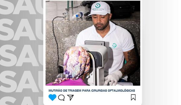 No último domingo (20) ocorreu triagem para cirurgias de Catarata e Pterígeo no PSF SEDE ! No último domingo (20) ocorreu triagem para cirurgias de Catarata e Pterígeo no PSF SEDE !