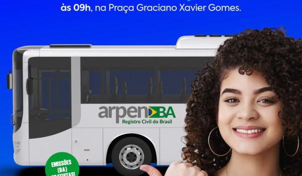 Ônibus Itinerante do Registro Civil chega a Ibitiara!