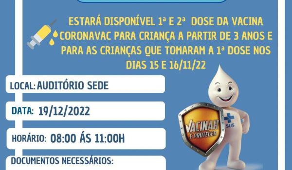VACINAÇÃO INFANTIL COVID 19 