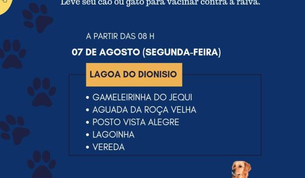 VACINAÇÃO ANTIRRÁBICA